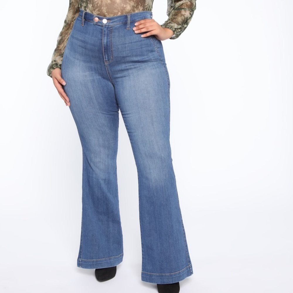 High Waist Flare Jeans